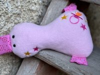 Ente groß rosa Schnuller