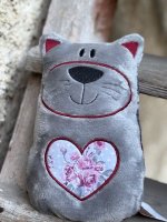 Karlie groß grau-bordeaux